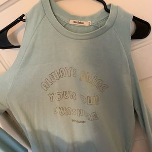 Birdiebee cold shoulder sweater